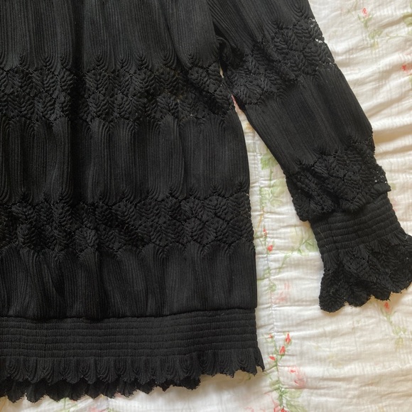 anthropologie deletta lace off shoulder top - Picture 2 of 4